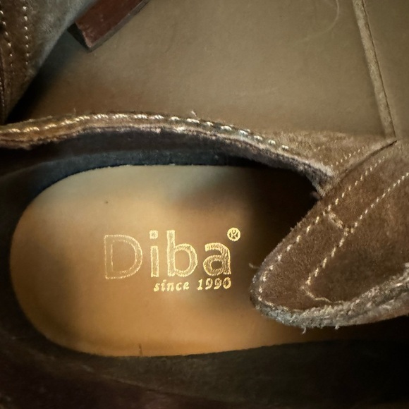 DIBA LAYLA Taupe Suede Leather Side Zip Shoe Bootie Ankle Boot Bootie Western - Picture 8 of 15